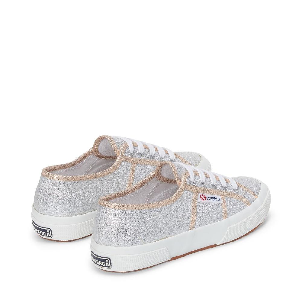 Superga 2750-LAMEWGREY SILVER-GOLD