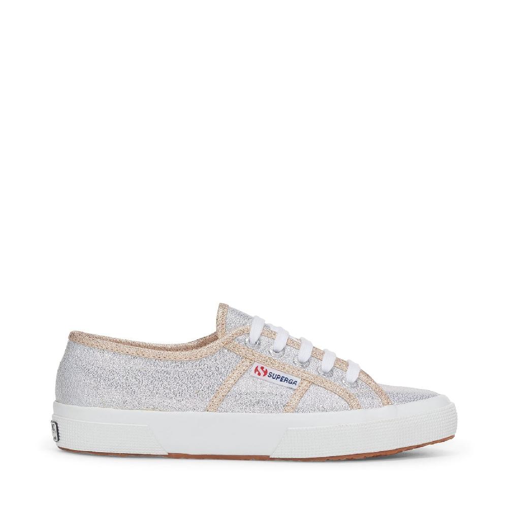 Superga 2750-LAMEWGREY SILVER-GOLD
