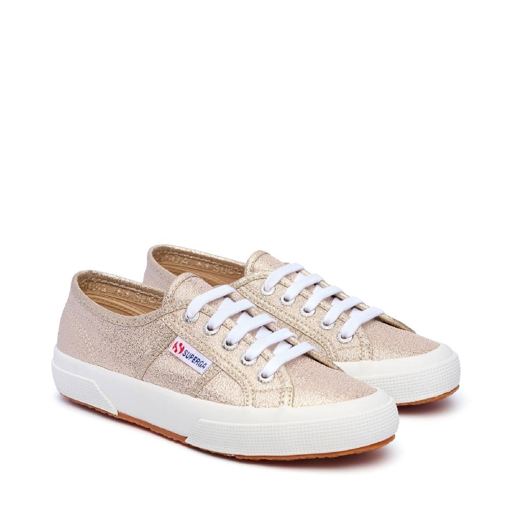 Superga 2750-LAMEWPALE GOLD