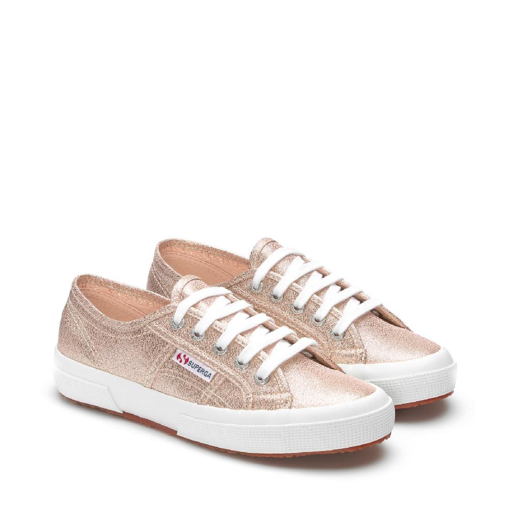 Superga 2750-LAMEWROSE PLATINUM