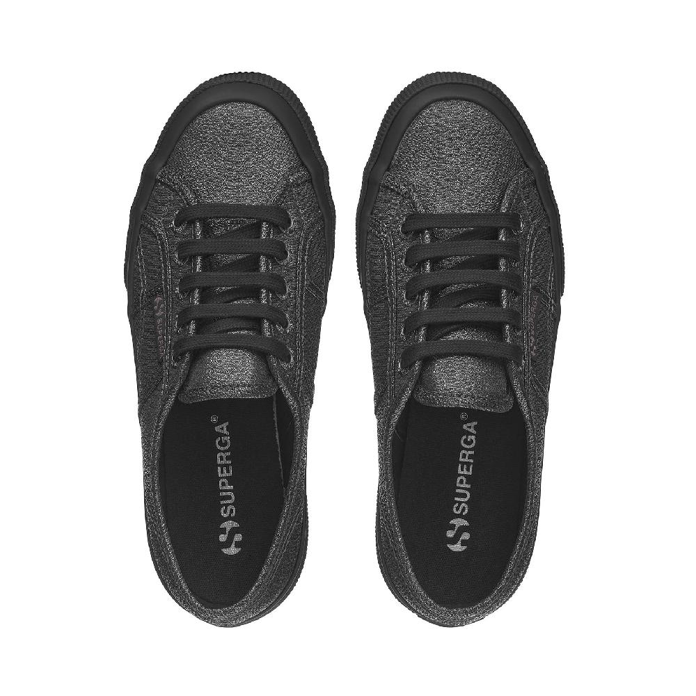 Superga 2750-LAMEWTOTAL BLACK HEMATITE