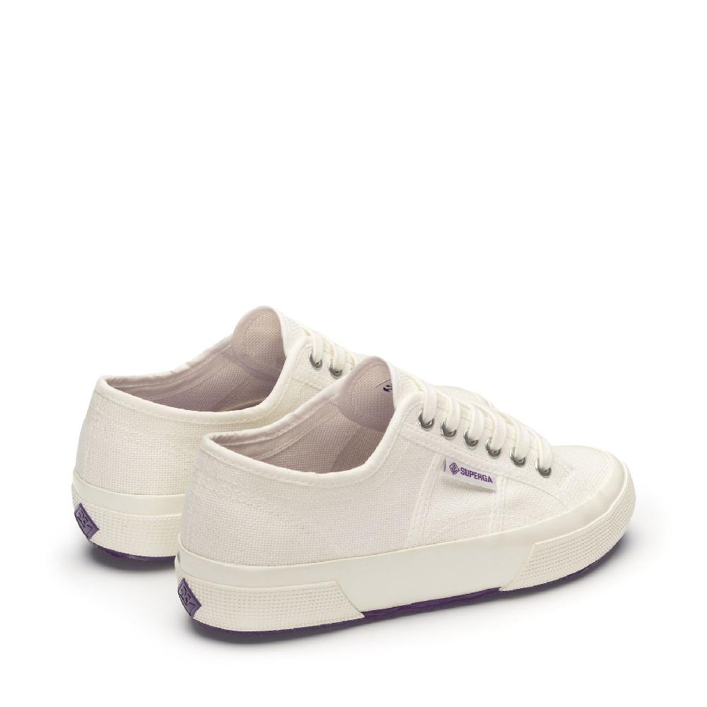 Superga 2750 OG FIORENTINAWHITE AVORIO-PURPLE