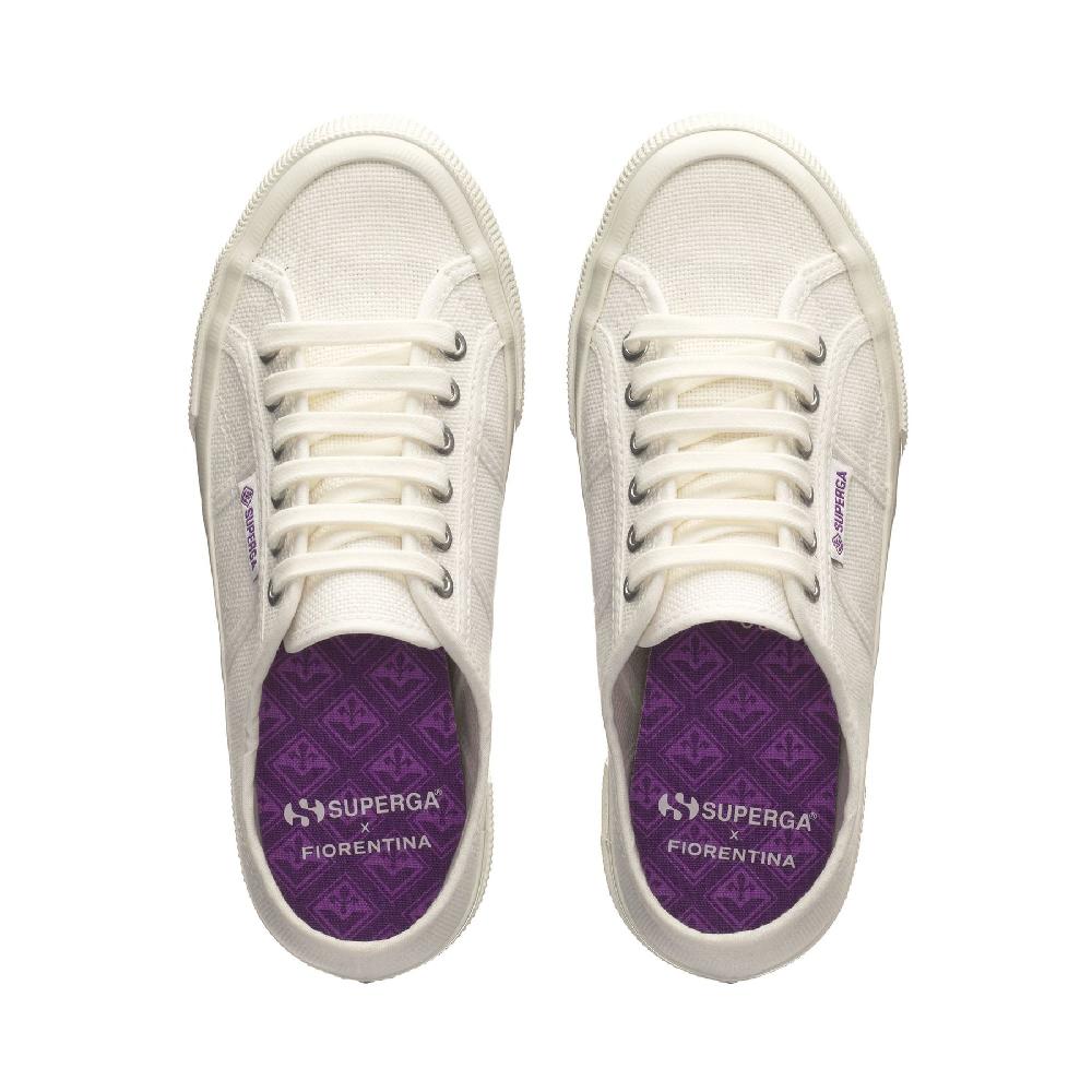 Superga 2750 OG FIORENTINAWHITE AVORIO-PURPLE