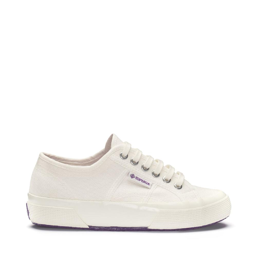 Superga 2750 OG FIORENTINAWHITE AVORIO-PURPLE