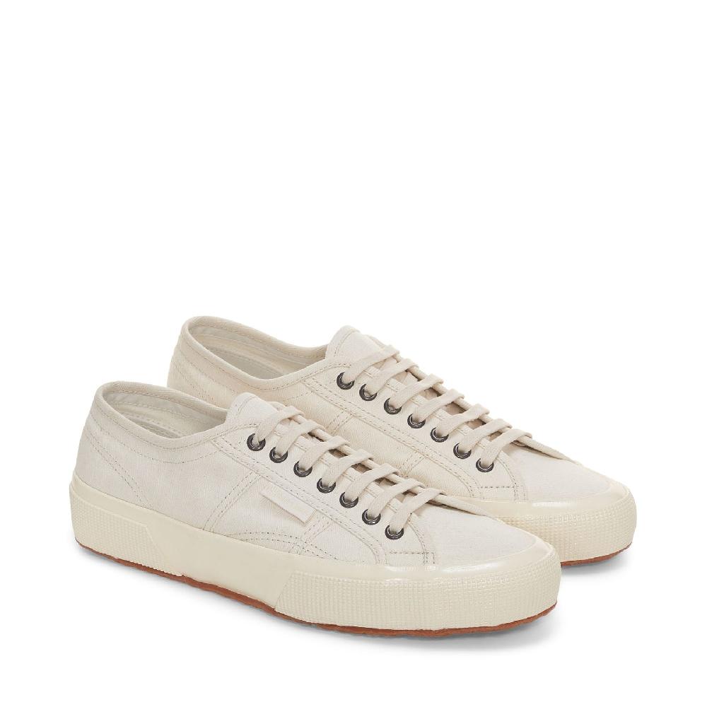 Superga 2750 OG HERRINGBONEBEIGE RAW-OFF WHITE
