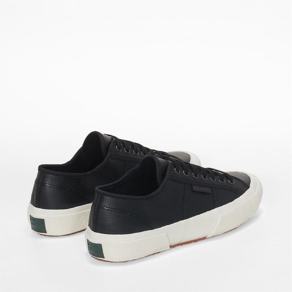 Superga 2750 OG LEATHERBLACK-F AVORIO-BLACK