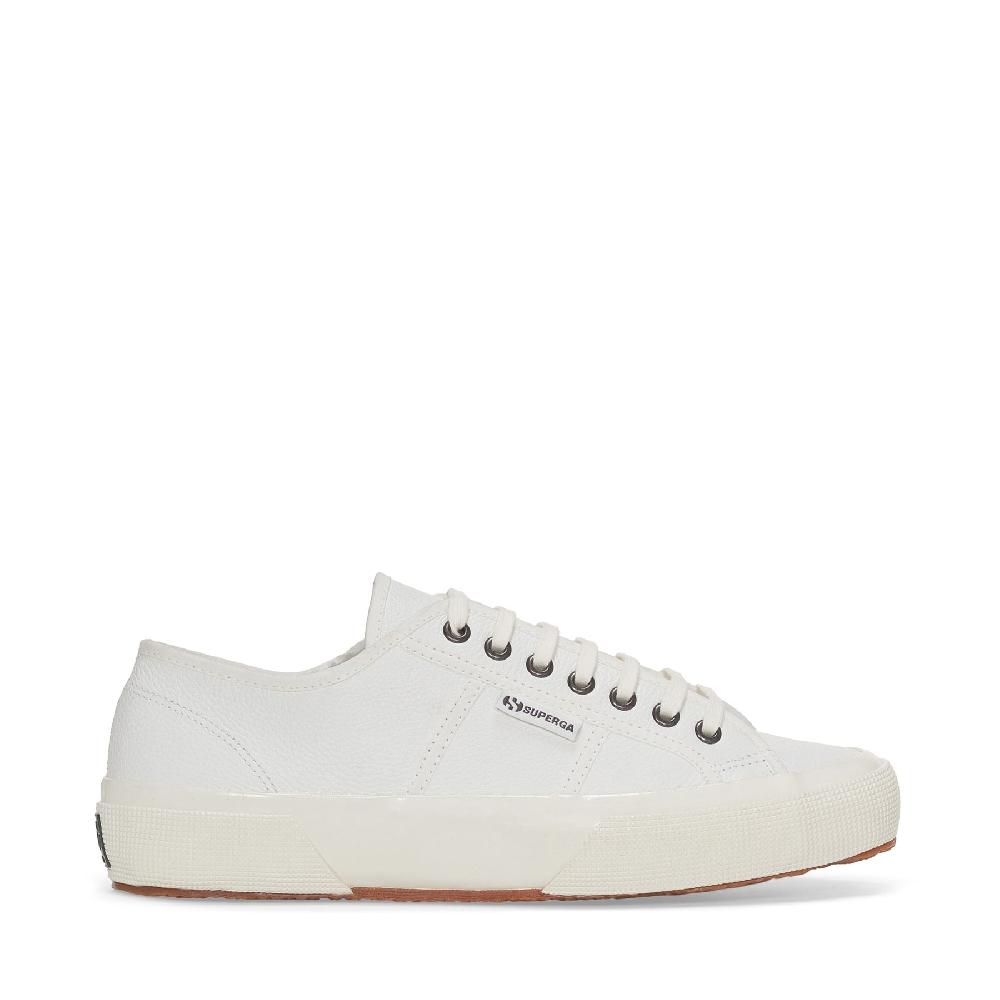 Superga 2750 OG LEATHERWHITE-WHITE AVORIO