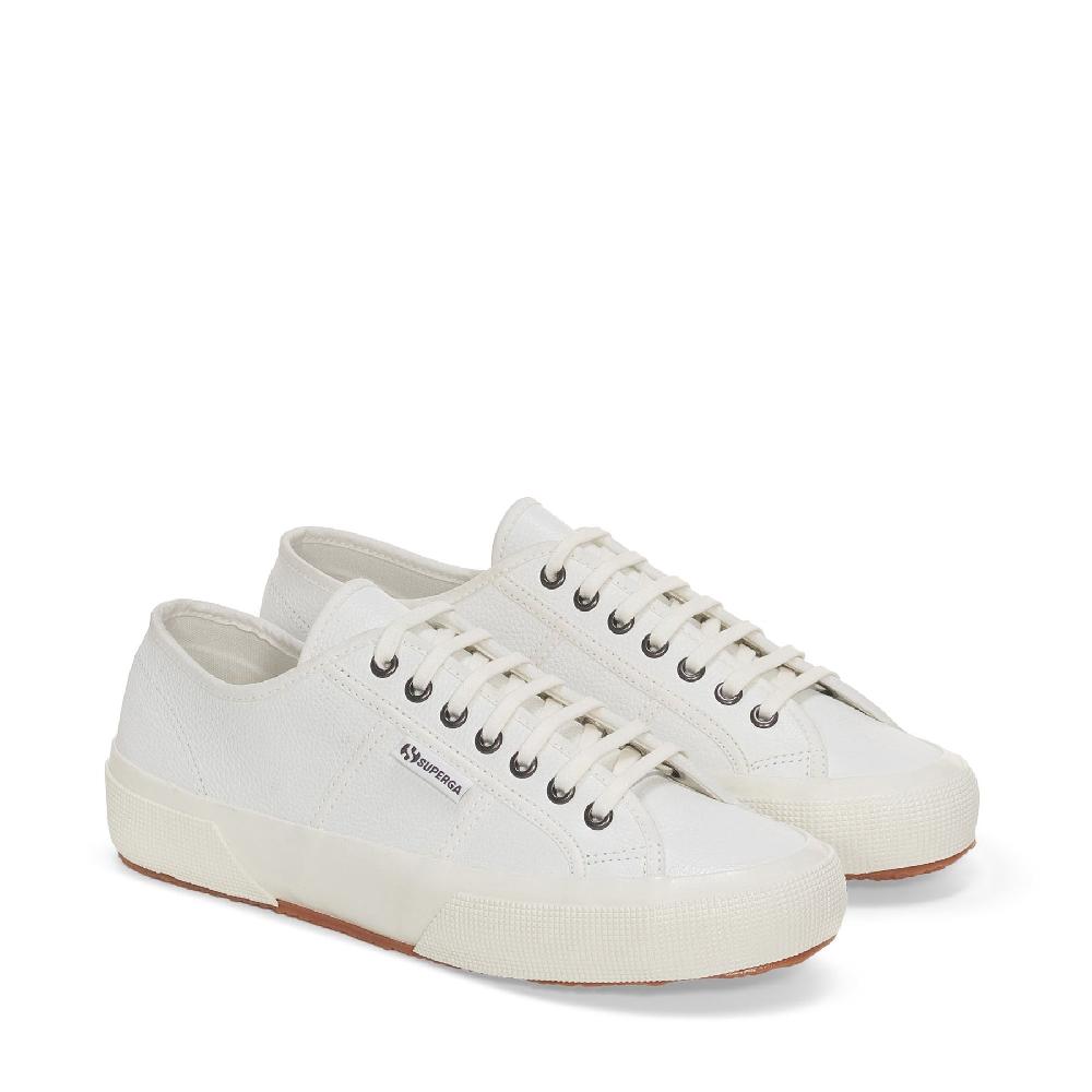 Superga 2750 OG LEATHERWHITE-WHITE AVORIO