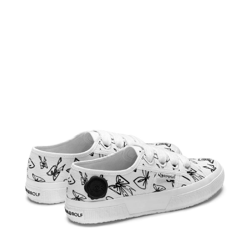 Superga 2750 PRINT BOWWHITE-BLACK