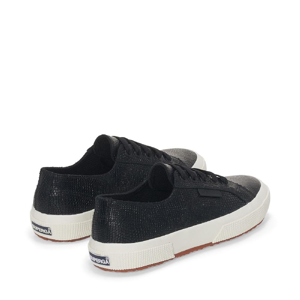 Superga 2750 SNAKE LEATHERBLACK-FAVORIO
