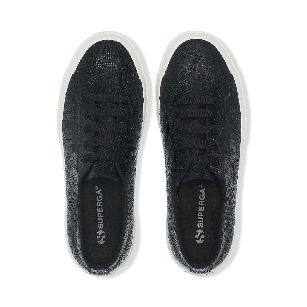 Superga 2750 SNAKE LEATHERBLACK-FAVORIO