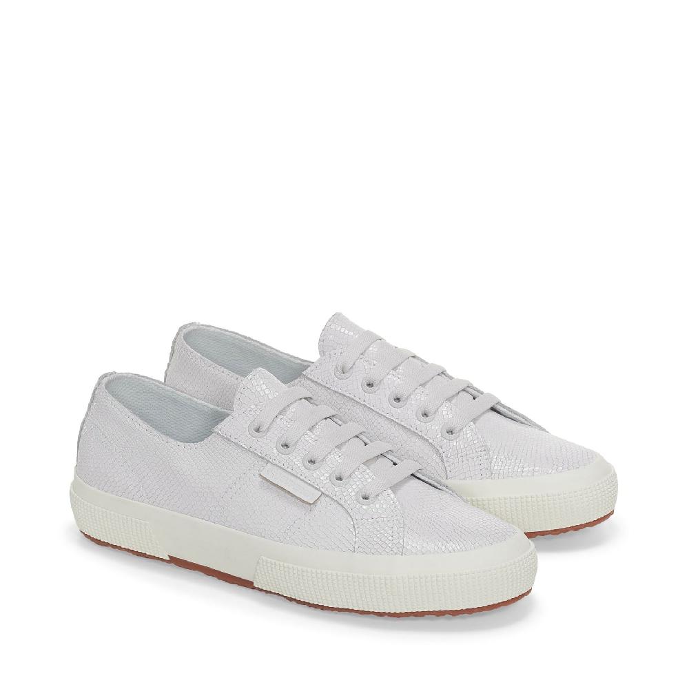 Superga 2750 SNAKE LEATHEROPTICAL WHITE