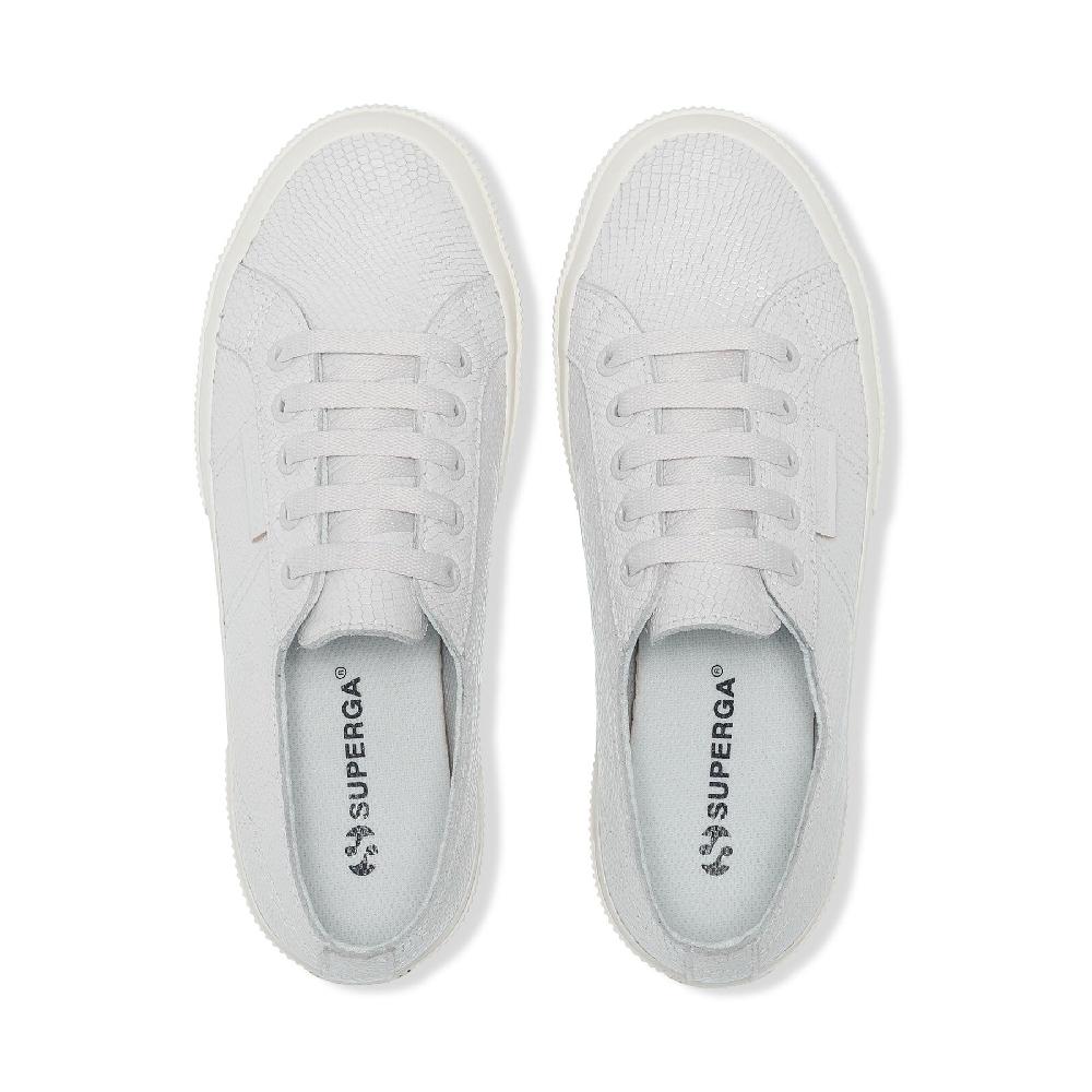 Superga 2750 SNAKE LEATHEROPTICAL WHITE