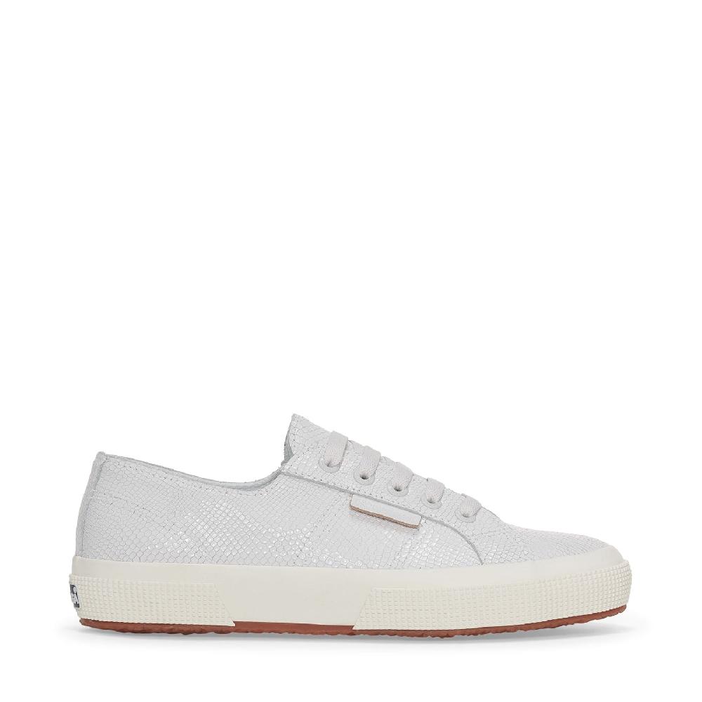 Superga 2750 SNAKE LEATHEROPTICAL WHITE