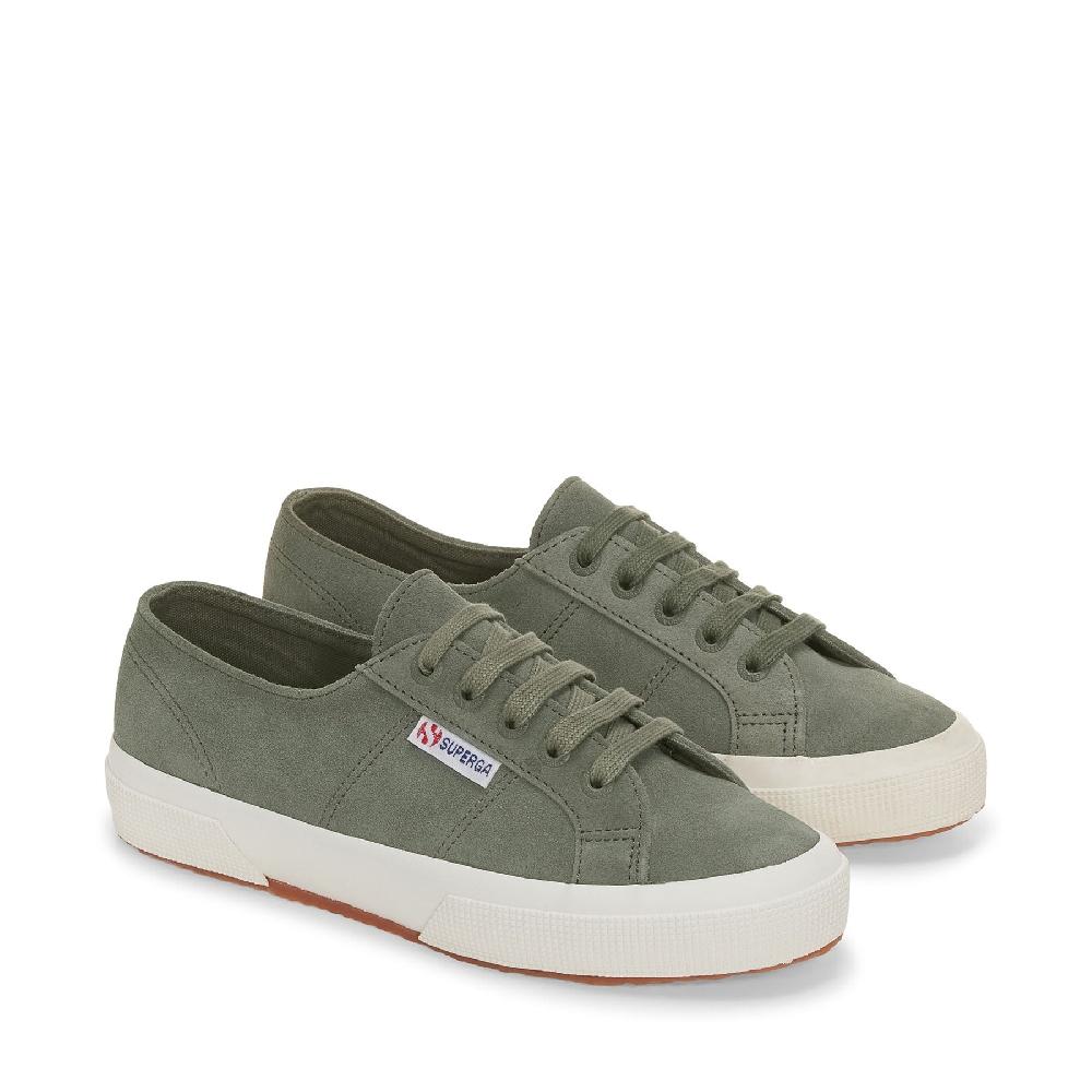 Superga 2750 SUEDEGREY GREENISH-FAVORIO