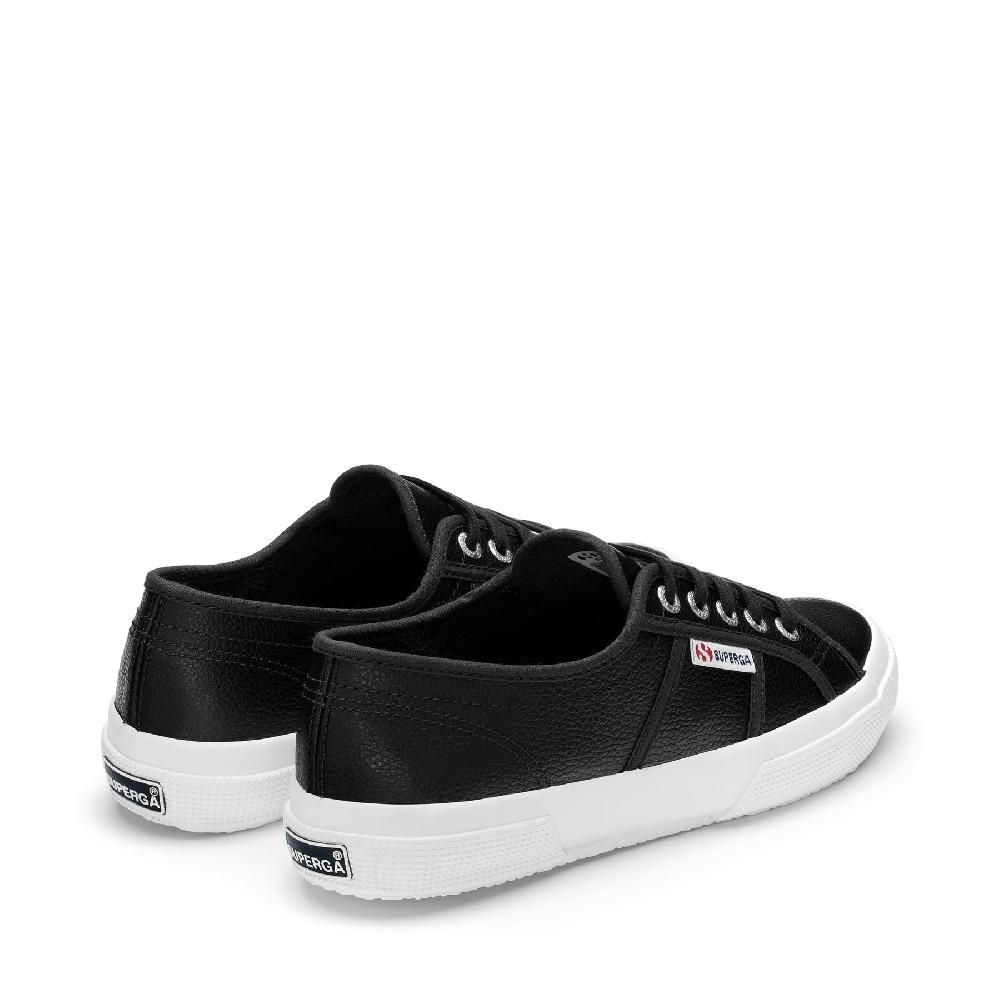 Superga 2750 TUMBLED LEATHERBLACK