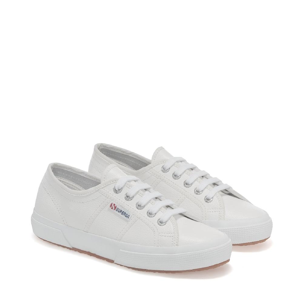 Superga 2750 TUMBLED LEATHERWHITE