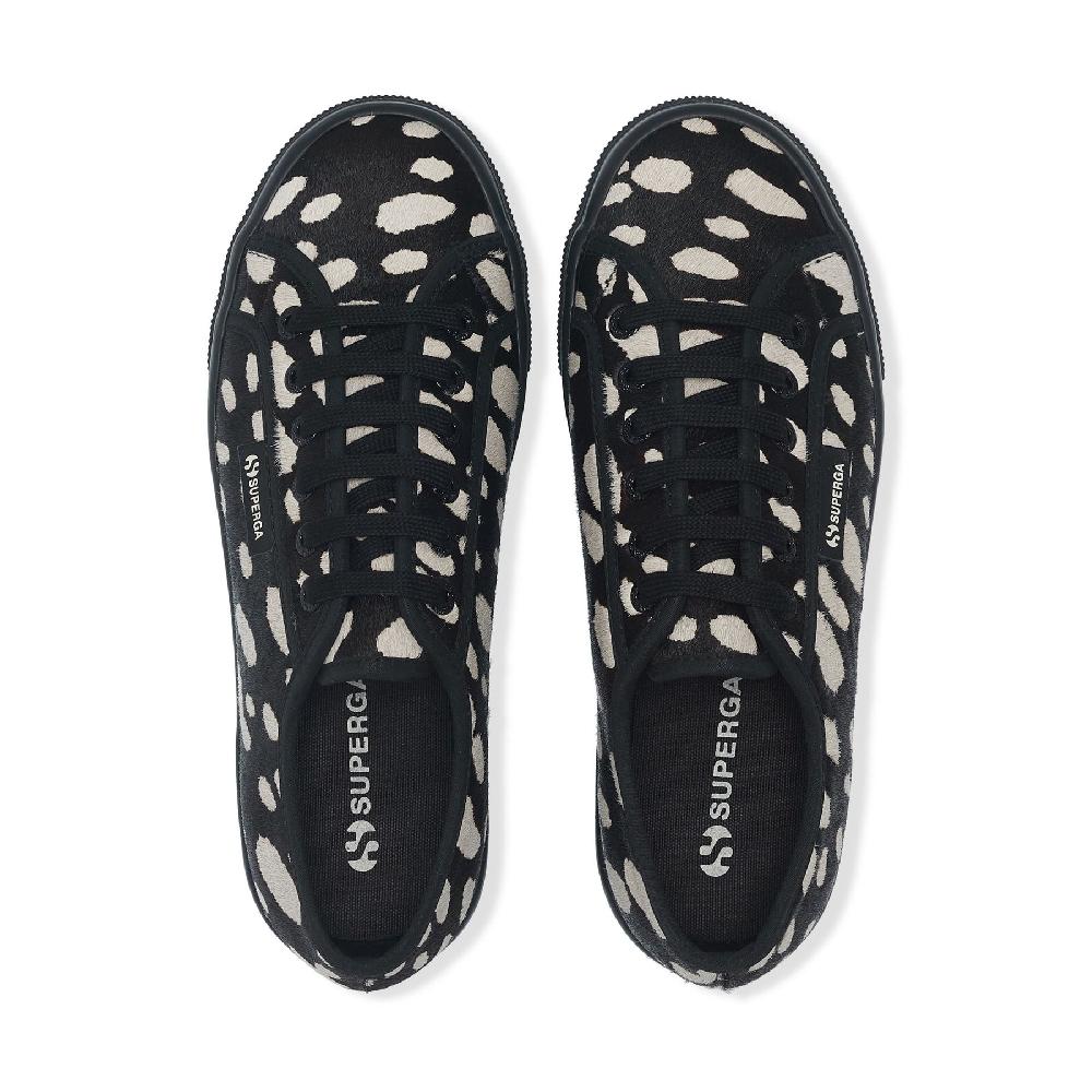 Superga 2790 DK DALMATIAN CALF HAIRBLACK-BEIGE