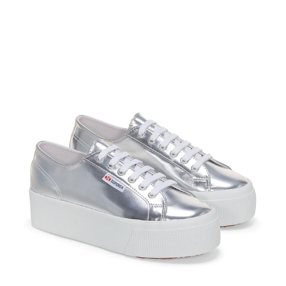 Superga 2790 MIRROR SYNTHETIC MATERIALSILVER