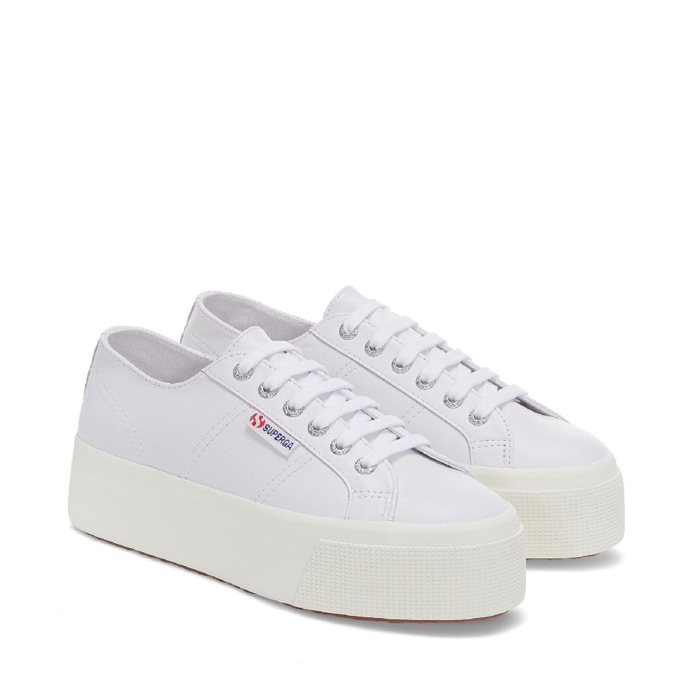 Superga 2790 NAPPAOPTICAL WHITE-SILVER-FAVORIO