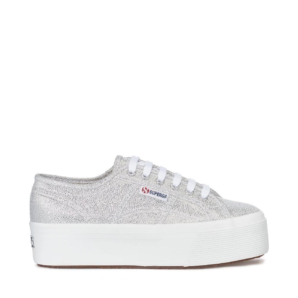 Superga 2790 PLATFORM LAMEGREY SILVER