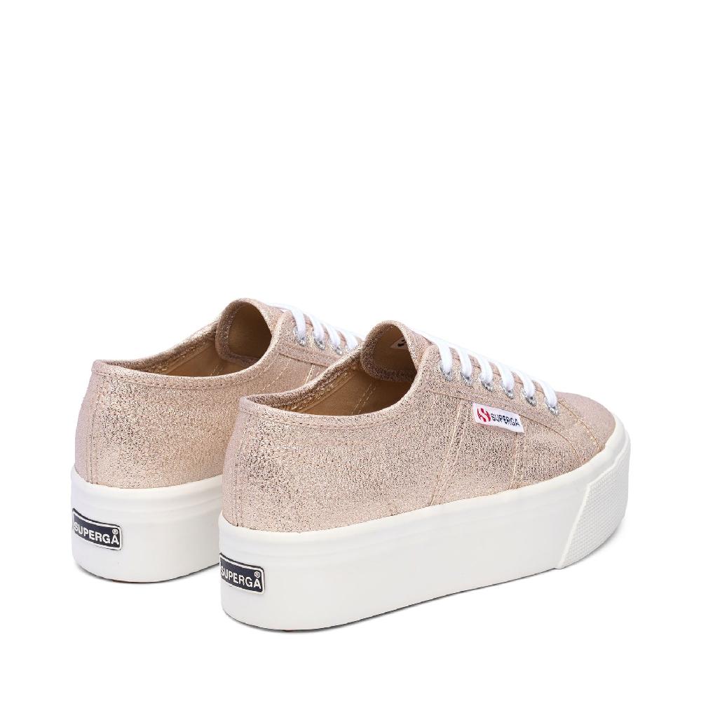 Superga 2790 PLATFORM LAMEPALE GOLD
