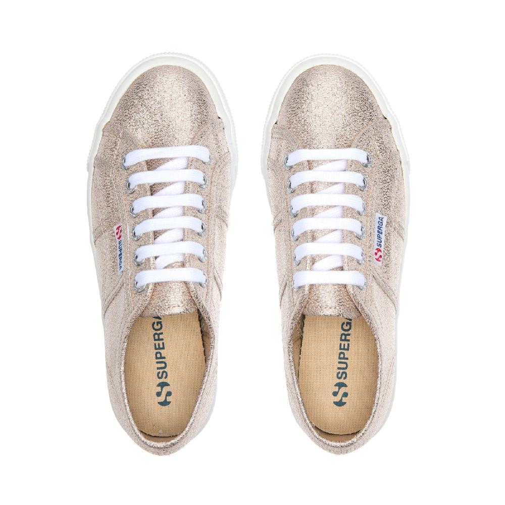 Superga 2790 PLATFORM LAMEPALE GOLD