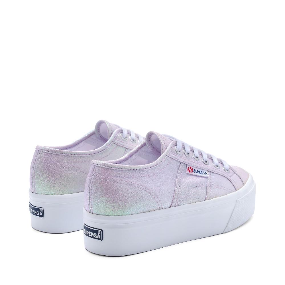 Superga 2790 PLATFORM LAMEPASTEL LILLA IRIDESCENT