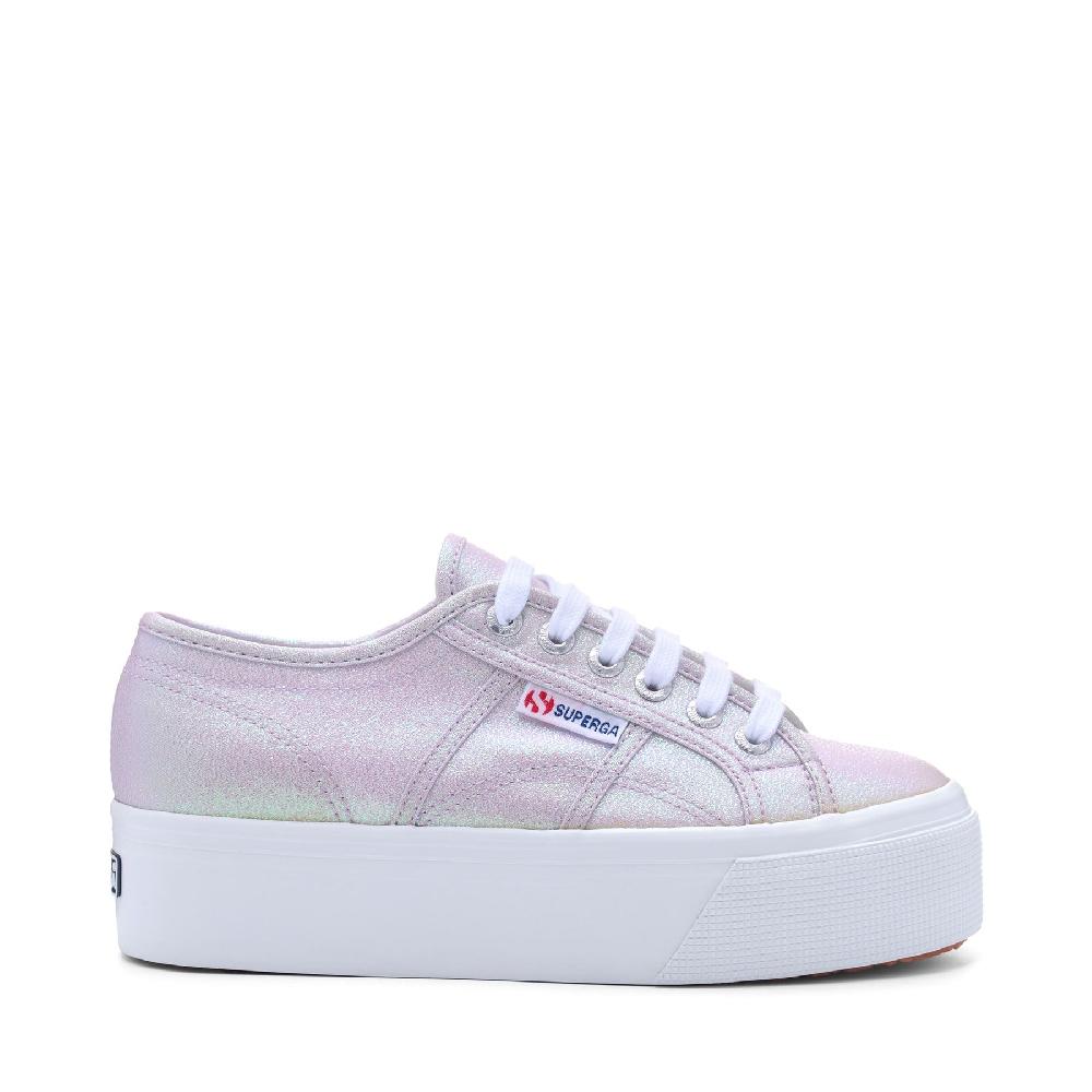 Superga 2790 PLATFORM LAMEPASTEL LILLA IRIDESCENT