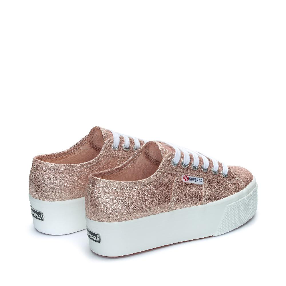 Superga 2790 PLATFORM LAMEROSE PLATINUM