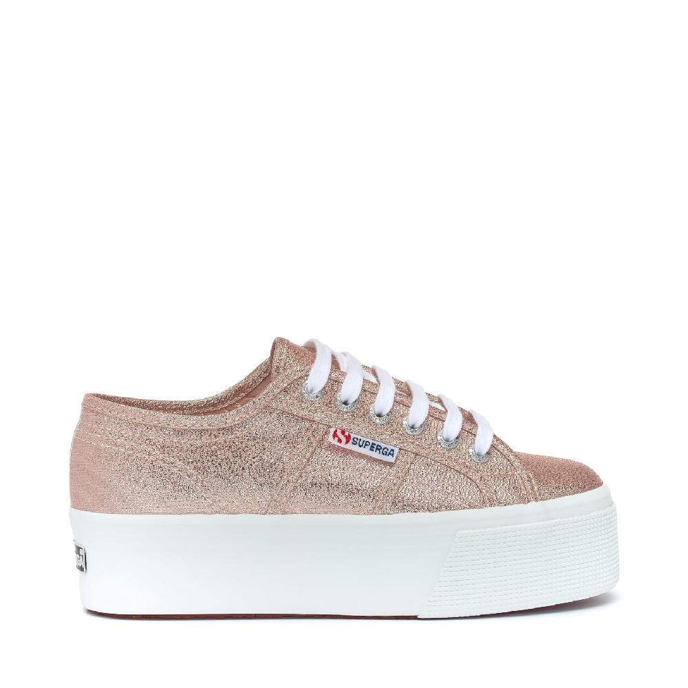 Superga 2790 PLATFORM LAMEROSE PLATINUM