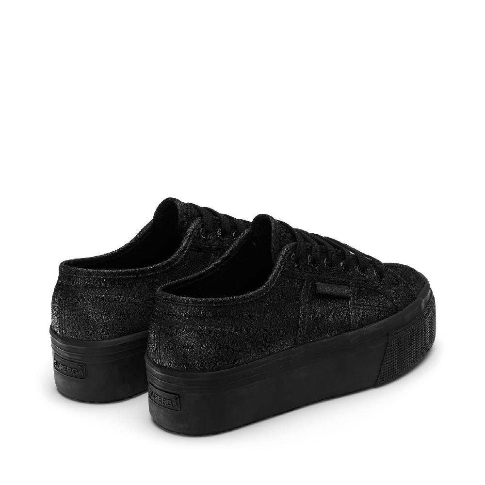Superga 2790 PLATFORM LAMETOTAL BLACK