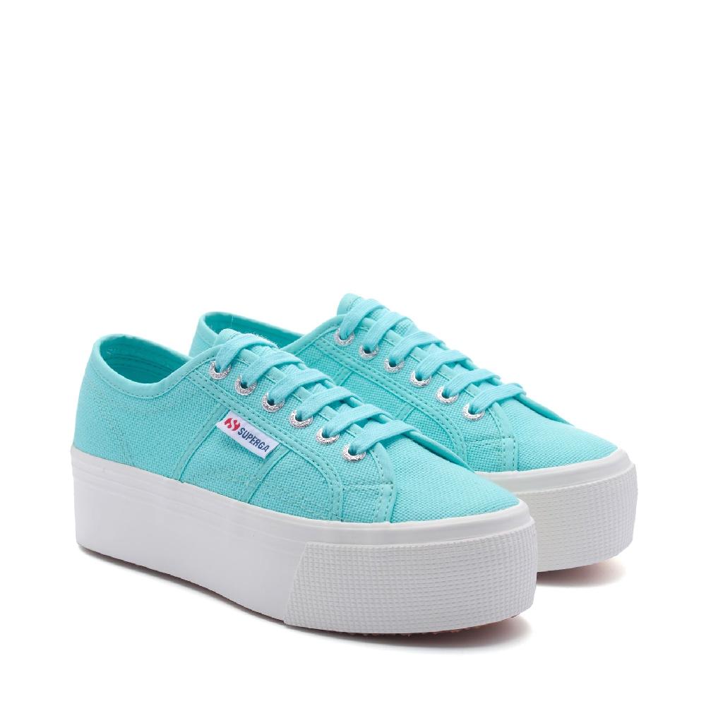 Superga 2790 PLATFORMAZURE TURQUOISE-FAVORIO