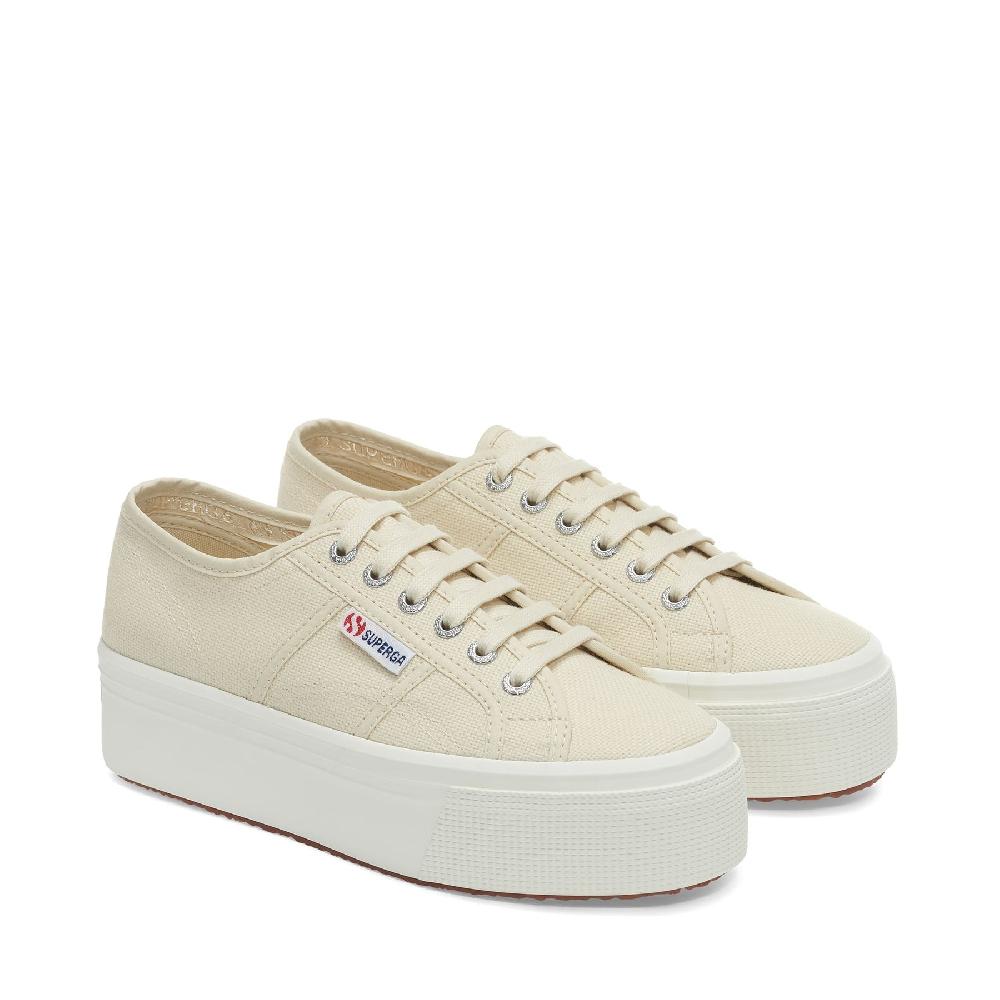 Superga 2790 PLATFORMBEIGE LT EGGSHELL-F AVORIO