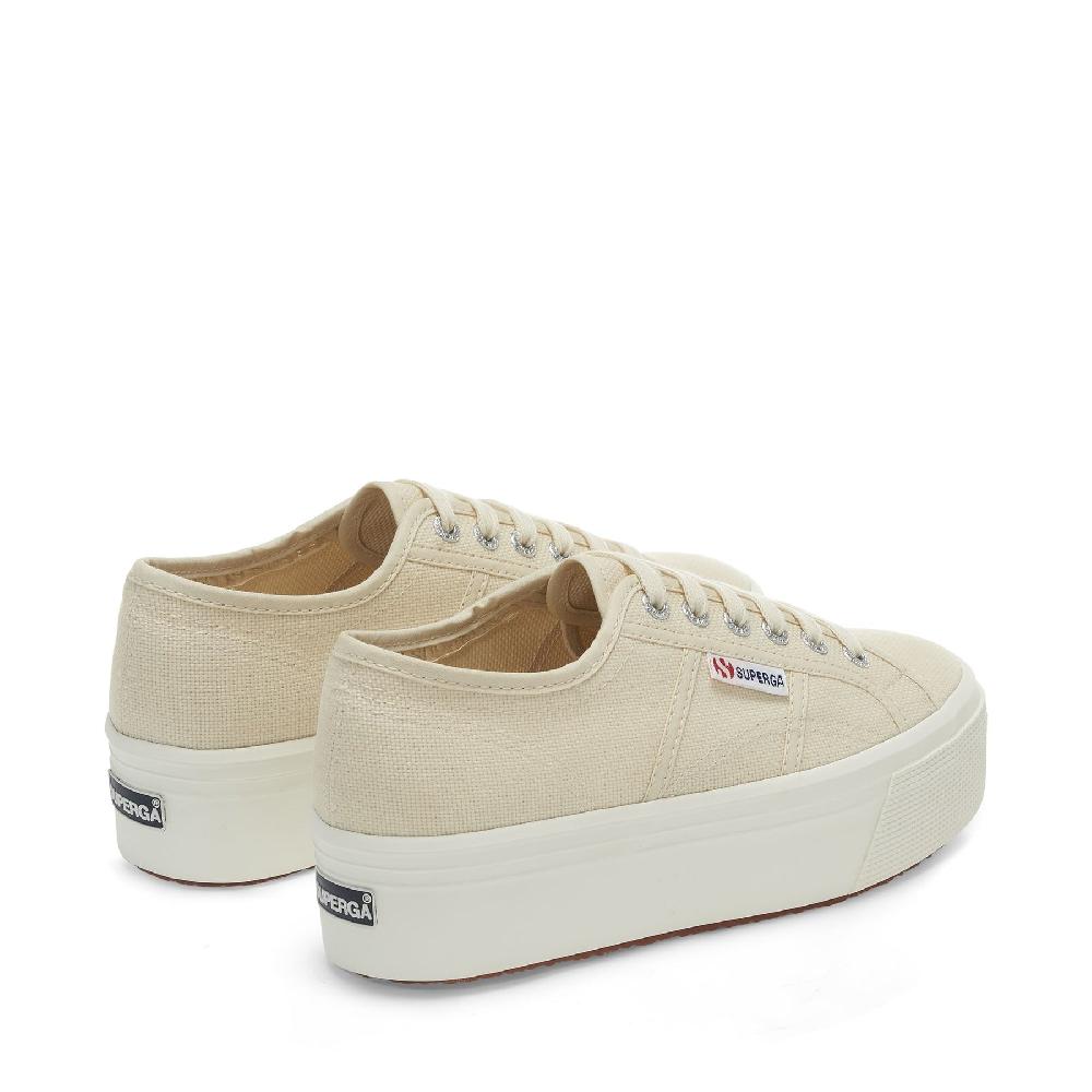 Superga 2790 PLATFORMBEIGE LT EGGSHELL-F AVORIO