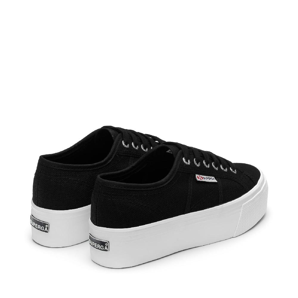 Superga 2790 PLATFORMBLACK-FWHITE
