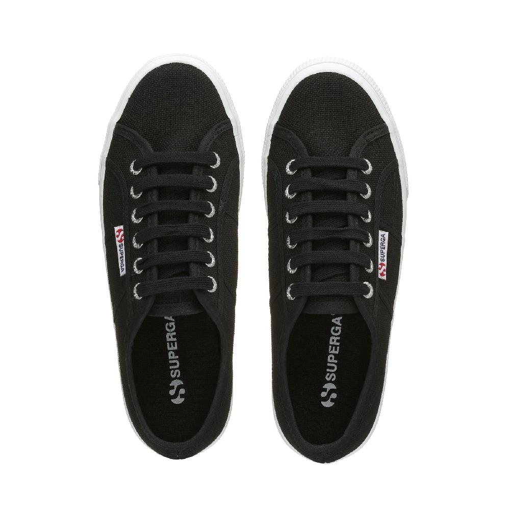 Superga 2790 PLATFORMBLACK-FWHITE