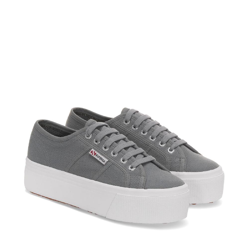 Superga 2790 PLATFORMGRAY DK SAGE