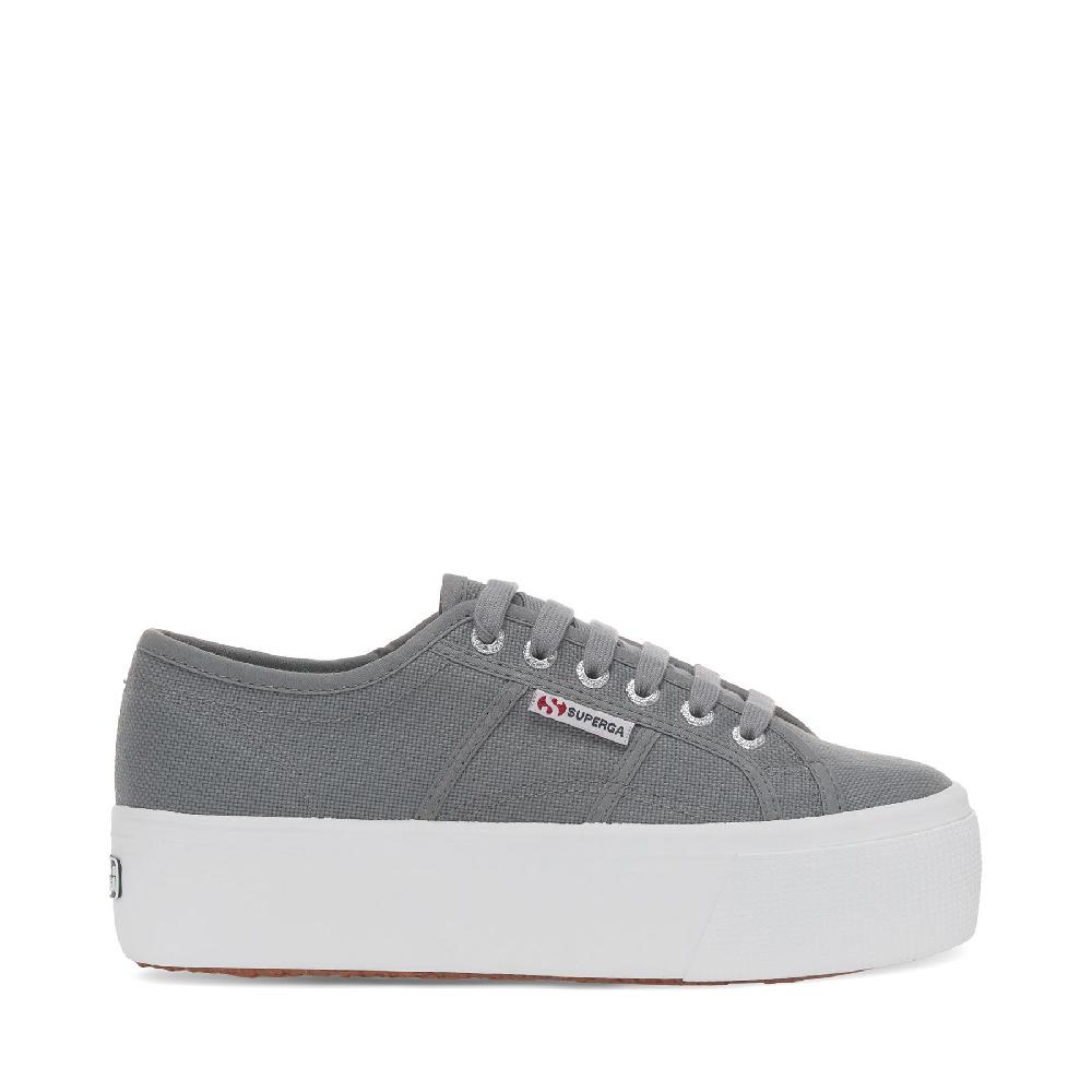Superga 2790 PLATFORMGRAY DK SAGE