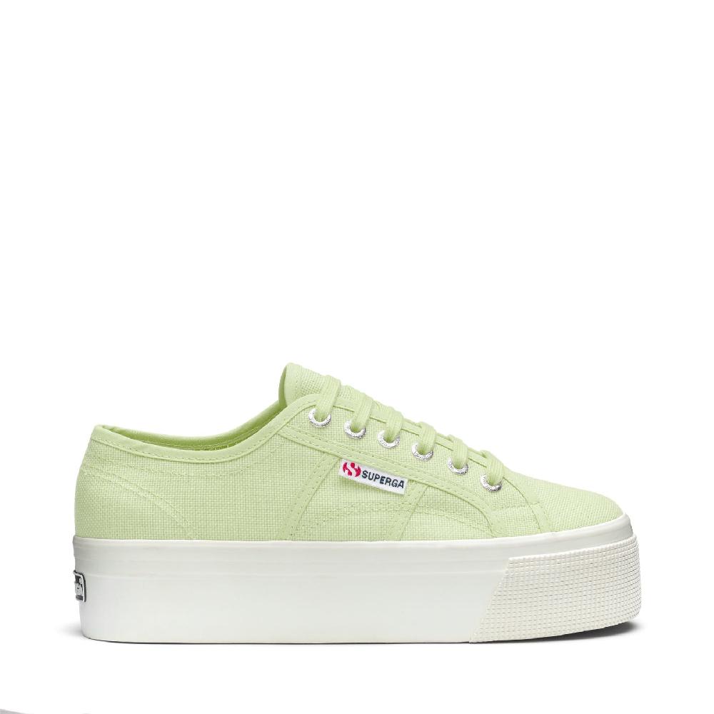Superga 2790 PLATFORMGREEN PRIMROSE-F AVORIO