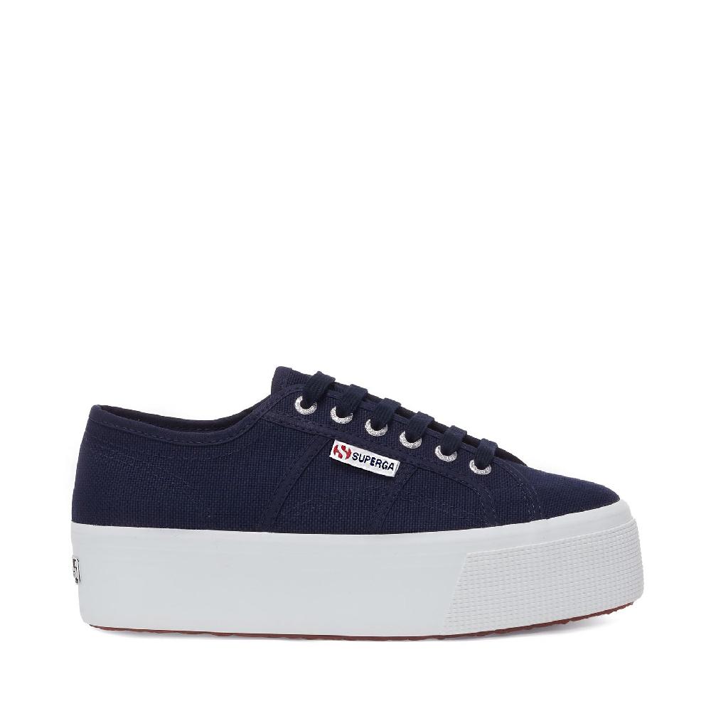 Superga 2790 PLATFORMNAVY-FWHITE