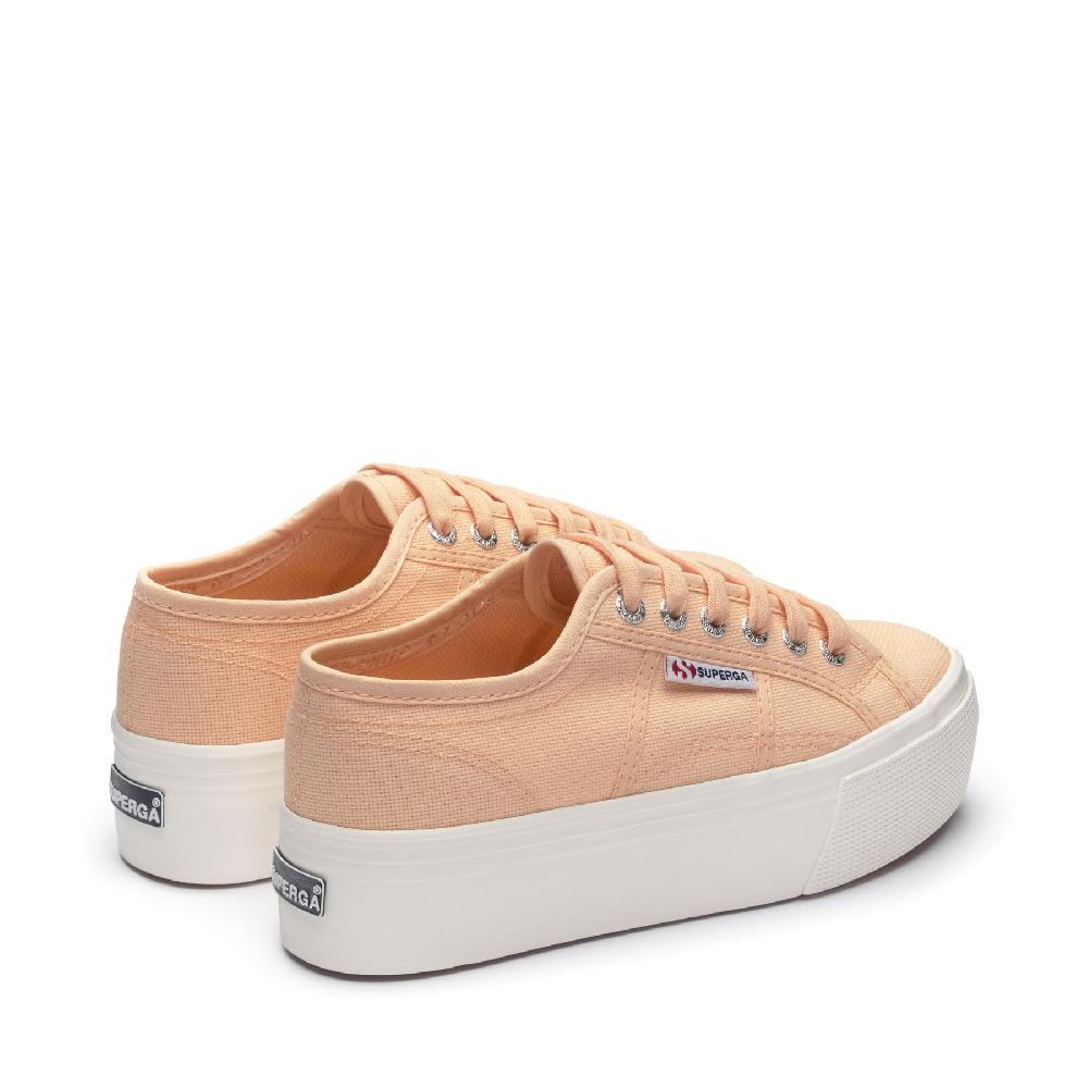 Superga 2790 PLATFORMORANGE APRICOT-F AVORIO