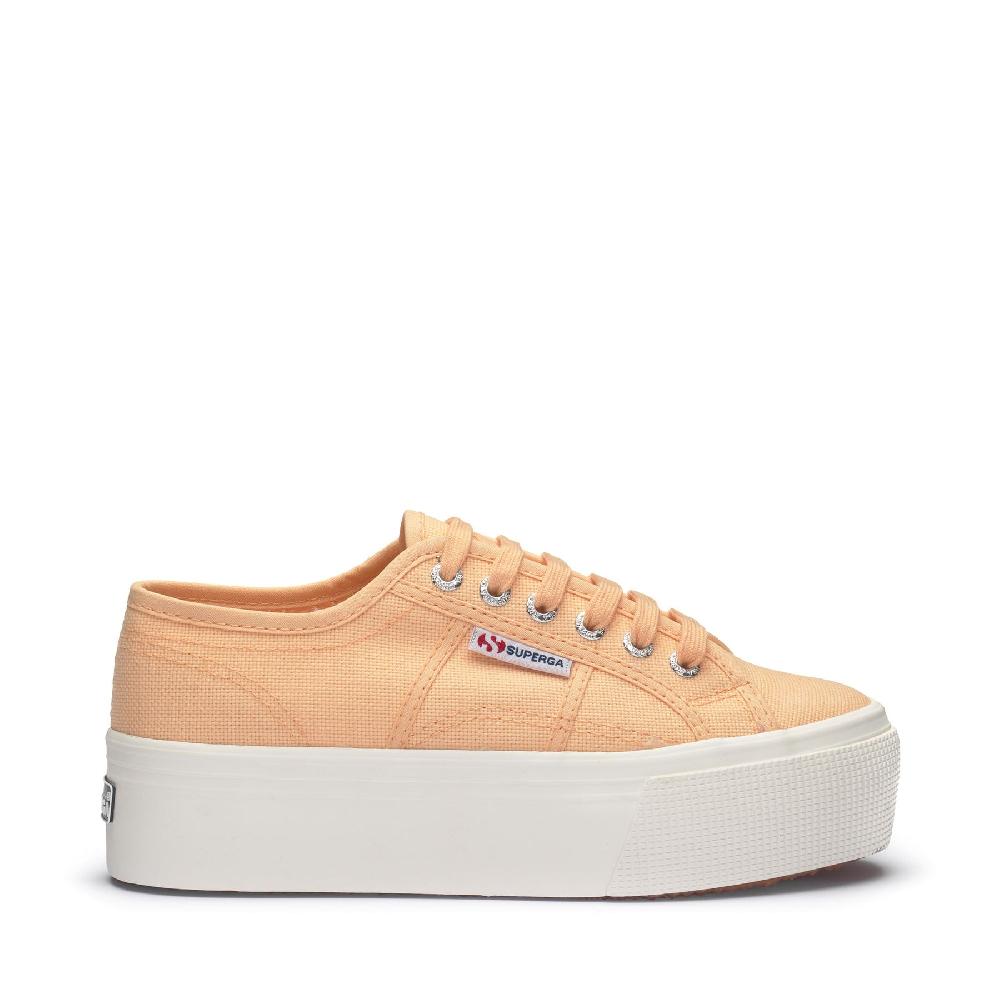 Superga 2790 PLATFORMORANGE APRICOT-F AVORIO