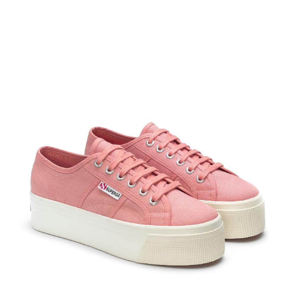 Superga 2790 PLATFORMPINK DUSTY-F AVORIO