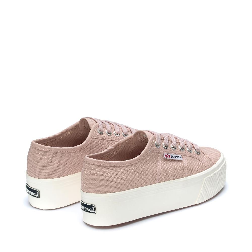 Superga 2790 PLATFORMPINK SKIN-F AVORIO