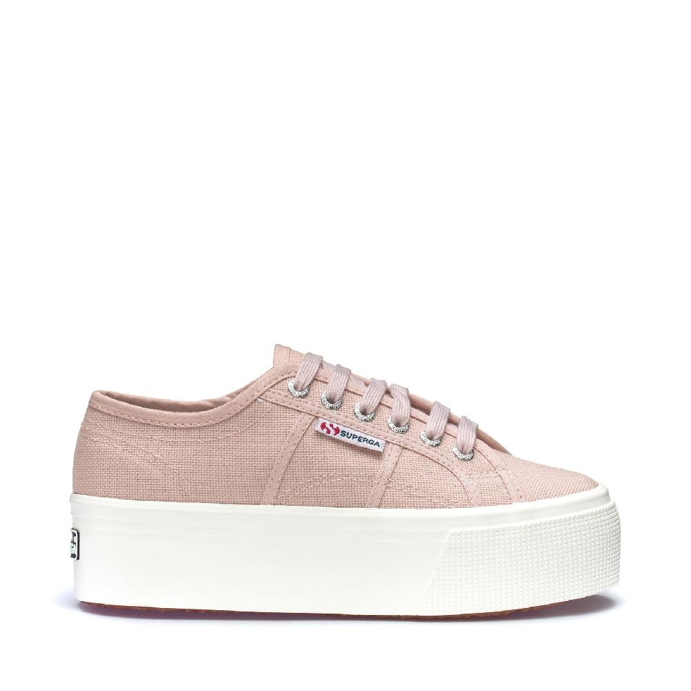 Superga 2790 PLATFORMPINK SKIN-F AVORIO
