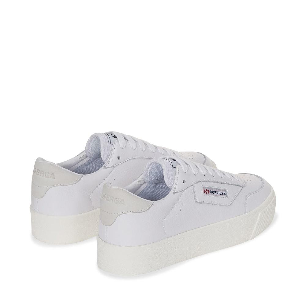 Superga 3854 COURT PLATFORMWHITE-FAVORIO