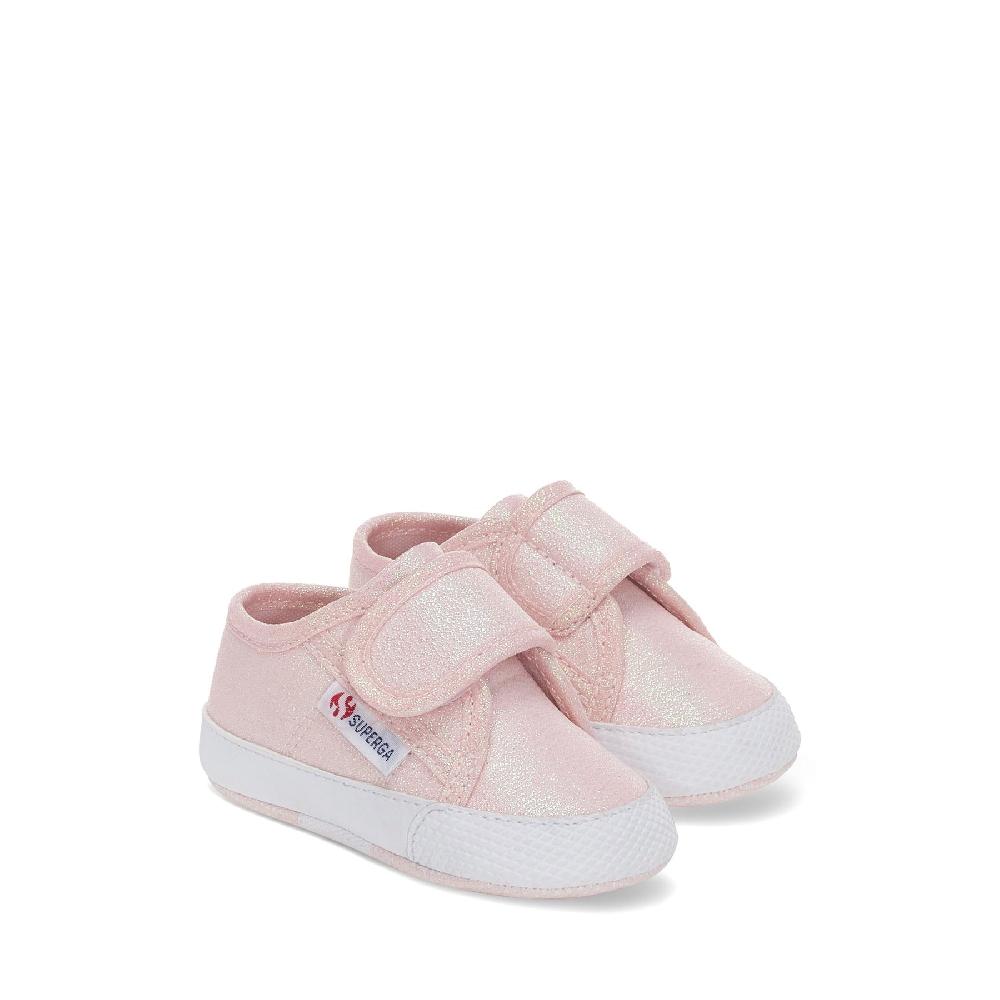 Superga 4006 BABY STRAP LAMEPINK ISH IRIDESCENT