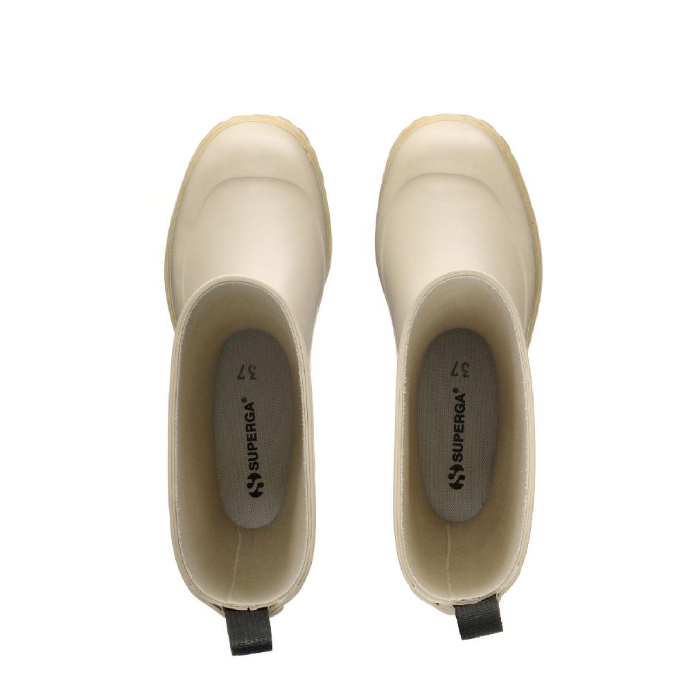Superga 799 RUBBER BOOTS LETTERINGBEIGE SEMOLINA