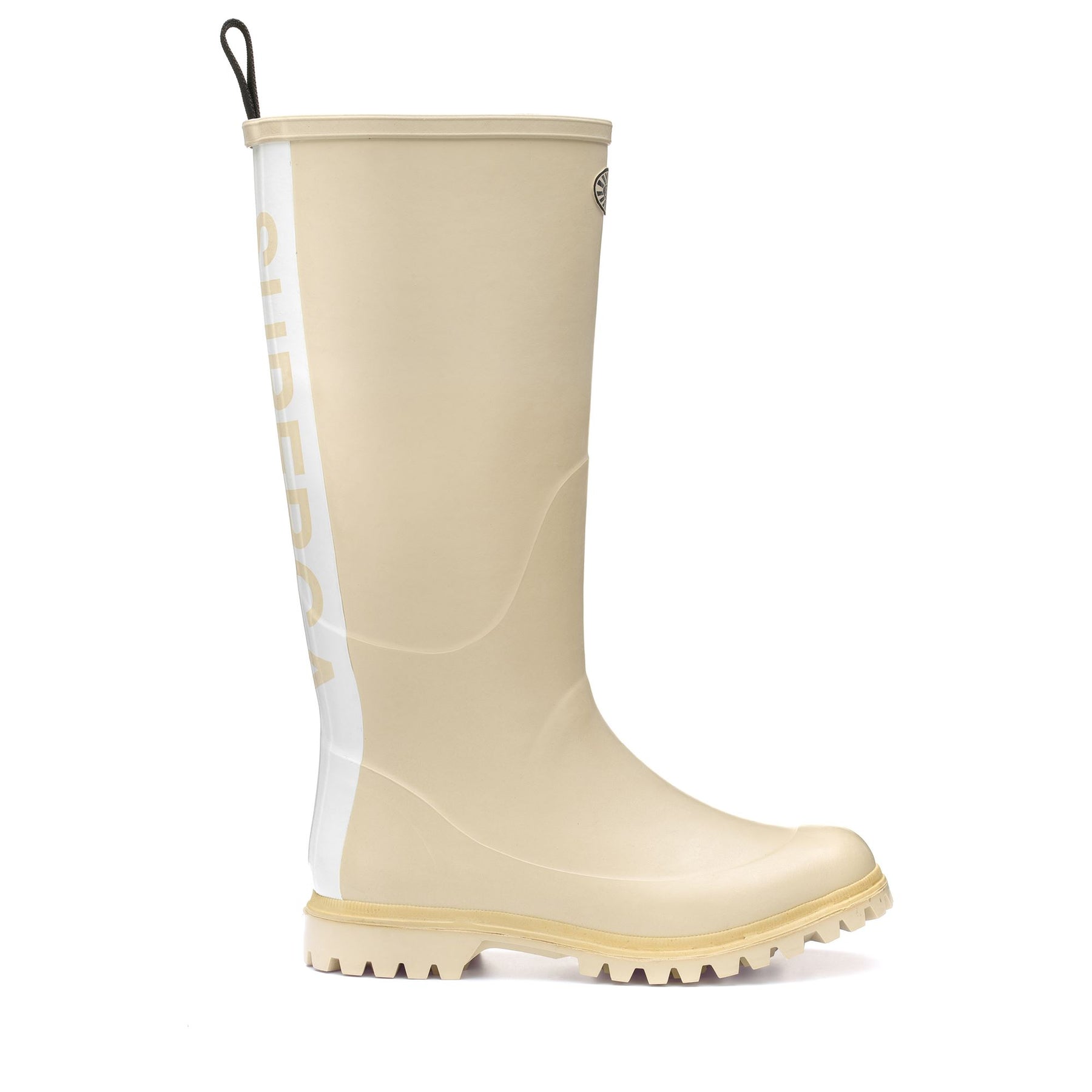 Superga 799 RUBBER BOOTS LETTERINGBEIGE SEMOLINA